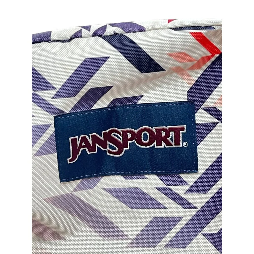 Jansport Superbreak Backpack Abstract Geometric Print Multicolor 42cm x 33cm x 2